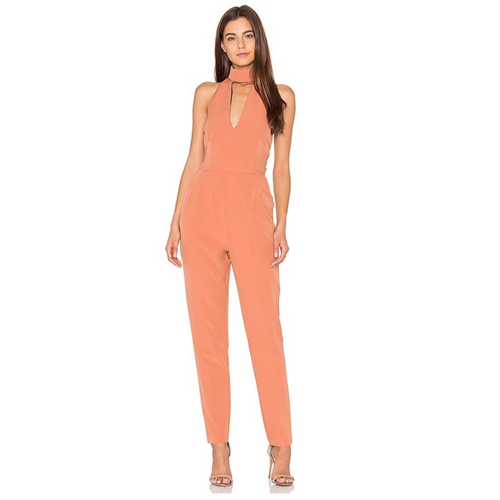 Lavish Alice tailored halter jumpsuit